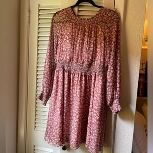 Gal Meets Glam Long Sleeve Mini Dress (Size 6)